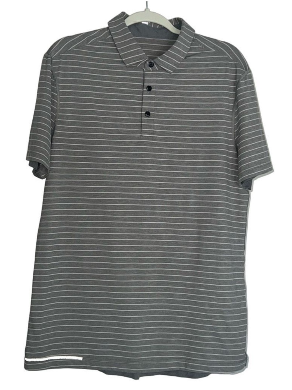 Lululemon Athletic Performance Golf Short Sleeve Activewear Polo Shirt. Size L.